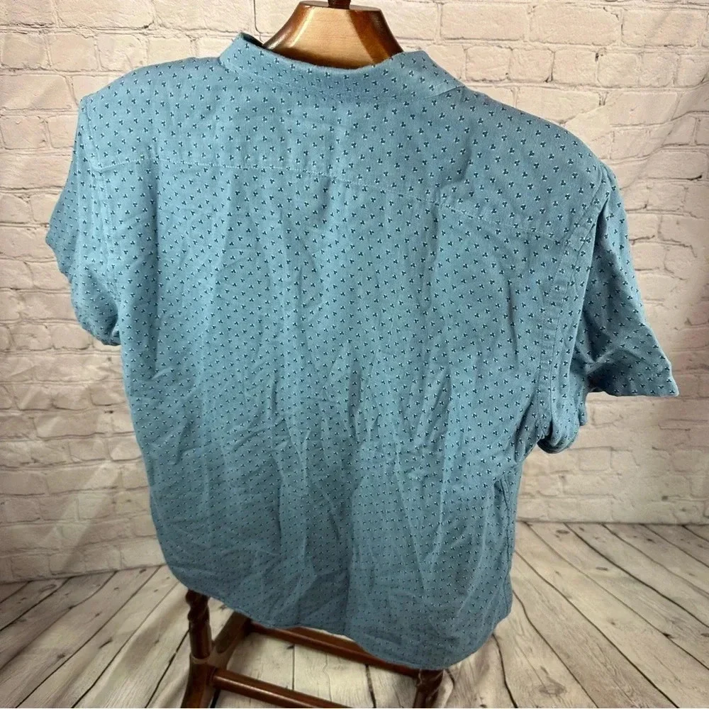 Men's banana republic standard fit shirt size large preppy casual 100% cotton